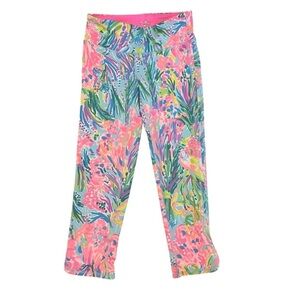 Lilly Pulitzer Luxletic Athletic Leggings Tropical Pants Stretch  XS Activewear